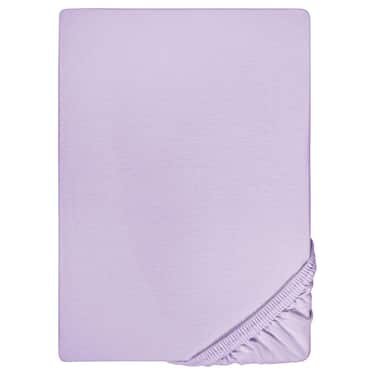 Prześcieradło z mikrofibry interlock jersey liliowy 90 x 190 - 100 x 200 cm 180 x 200 - 200 x 200 cm