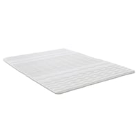 2,5 cm Komfortschaumtopper Sleezzz® Basic 80 x 200 cm mit 7-Zonen-Wellensteppung und Eckgummis