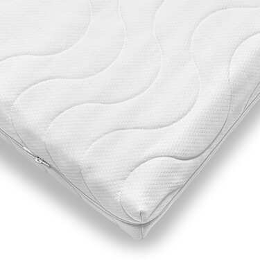Premium 7-Zonen Matratze 100x200 cm CloudComfort, Höhe 15 cm, Härtegrad H2/H3 + Sleezzz® Smart Kuscheldecke 140 x 200 cm