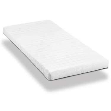 Komfortschaummatratze K10 80 x 200 cm, Höhe 10 cm, Härtegrad H3 + Sleezzz® Smart Kuscheldecke 140 x 200 cm