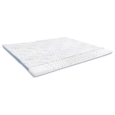 Kaltschaumtopper CloudComfort Cool 180 x 200 cm H2/H3, Höhe 7 cm, Härtegrad H2/H3, 7-Zonen Topper mit Sommer- und Winterseite