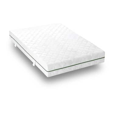 Colchão de molas ensacadas com núcleo de 7 zonas Sleezzz Smart 120 x 200 cm, altura 21 cm, nível de firmeza H2/H3