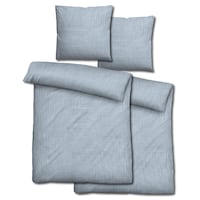 Pacote duplo de roupa de cama de musselina Sleezzz® azul 135 x 200 cm + 80 x 80 cm
