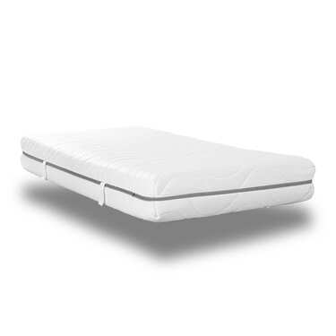 7 Zonen Viskoelastik-Matratze Sleezzz Smart 80 x 200 cm, Höhe 18 cm, Härtegrad H3 mit Air Memoryschaum + Sleezzz® Smart Kuscheldecke 140 x 200 cm