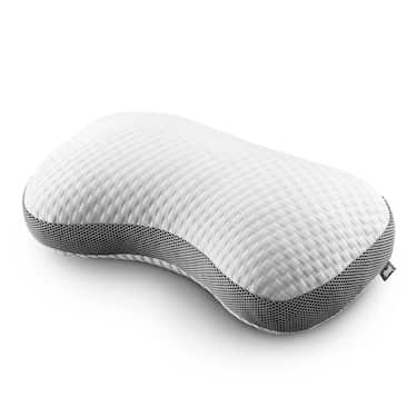 Sleezzz Premium Viskoelastik Kontur Kissen Schmetterling 36 x 60 cm mit hautsympathischem Doppeltuch-Bezug
