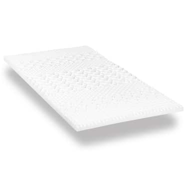 Kaltschaumtopper CloudComfort Cool 100 x 200 cm H2/H3, Höhe 7 cm, Härtegrad H2/H3, 7-Zonen Topper mit Sommer- und Winterseite