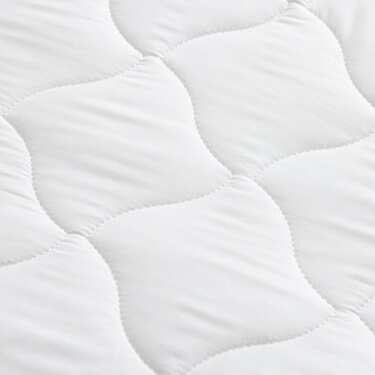 Kaltschaumtopper CloudComfort Cool 90 x 200 cm H2/H3, Höhe 7 cm, Härtegrad H2/H3, 7-Zonen Topper mit Sommer- und Winterseite + CloudComfort Basic Gel-Flocken Kissen 40 x 80 cm