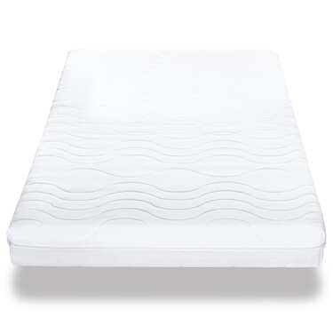 Kaltschaummatratze CloudComfort Premium 90 x 200 cm, Höhe 15 cm, Härtegrad H2/H3 + CloudComfort Viskoelastik Komfort-Schlaf-Kissen 40 x 80 cm
