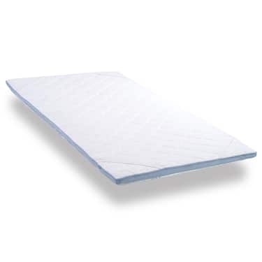 Kaltschaumtopper CloudComfort Cool 100 x 200 cm H2/H3, Höhe 7 cm, Härtegrad H2/H3, 7-Zonen Topper mit Sommer- und Winterseite