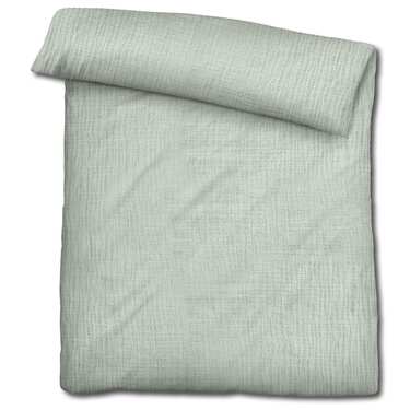 Sleezzz® musliinist voodipesu roheline 135 x 200 cm + 80 x 80 cm