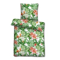 Roupa de cama em microfibra seersucker 155 x 220 + 80 x 80 cm