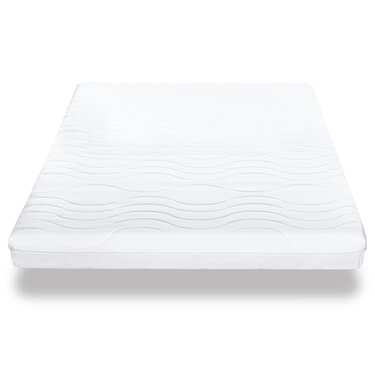 Kaltschaummatratze CloudComfort Premium 140 x 200 cm, Höhe 15 cm, Härtegrad H2/H3 + CloudComfort Viskoelastik Komfort-Schlaf-Kissen 40 x 80 cm