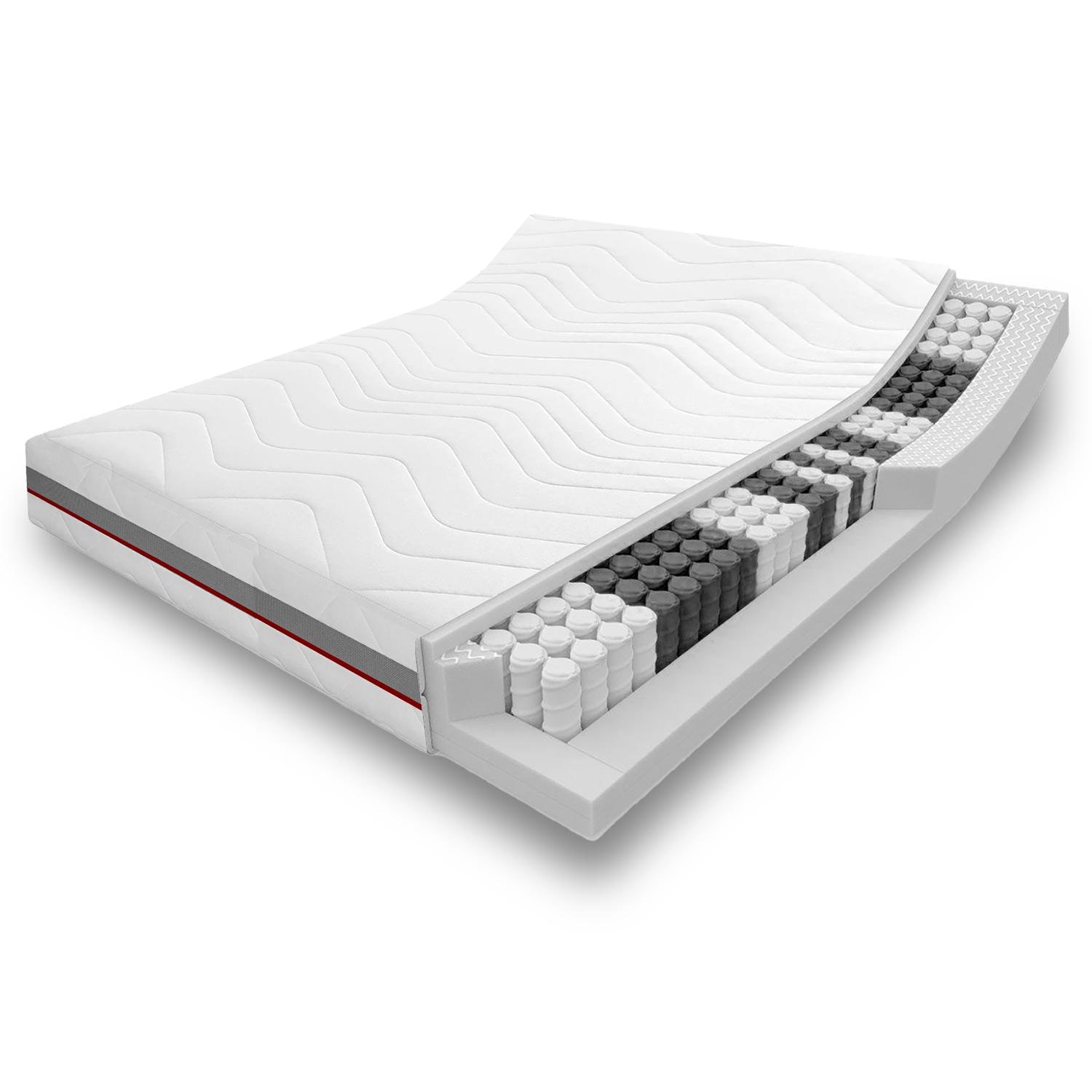 Taschenfederkernmatratze Sleezzz® Premium T23 120 x 200 cm H2/H3
