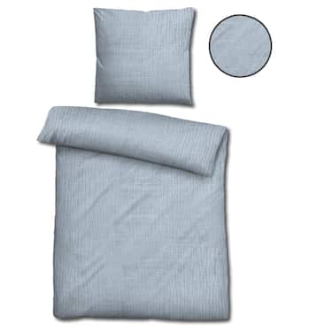Pacote duplo de roupa de cama de musselina Sleezzz® azul 135 x 200 cm + 80 x 80 cm