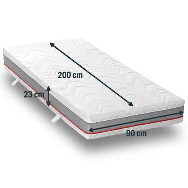Sleezzz® Premium T23 madratsiümbris 90 x 200 cm, kõrgus 23 cm