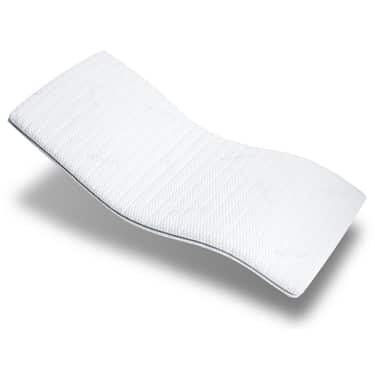 Kaltschaumtopper Supportho Premium Topper 80 x 200 cm H3, Höhe 9 cm, Härtegrad H3 mit antibakteriellem Bezug + CloudComfort Basic Gel-Flocken Kopfkissen 40 x 80 cm
