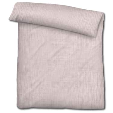 Двоспальна постільна білизна з мусліну Sleezzz® рожева 135 x 200 см + 80 x 80 см