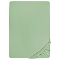 Prześcieradło z mikrofibry interlock jersey zielone 90 x 190 - 100 x 200 cm 180 x 200 - 200 x 200 cm