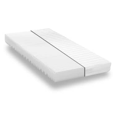 Kaltschaummatratze K16 90 x 190 cm, Höhe 16 cm, Härtegrad H2/H3 + CloudComfort Basic Gel-Flocken Kissen 40 x 80 cm gratis