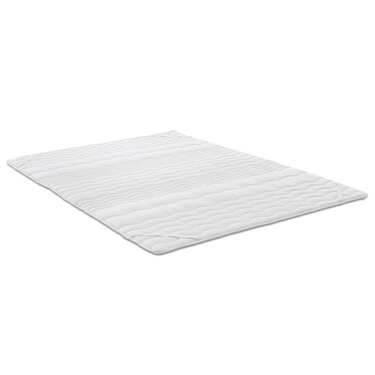 2,5 cm Komfortschaumtopper Sleezzz® Basic 120 x 200 cm mit 7-Zonen-Wellensteppung und Eckgummis