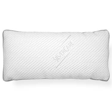 Kaltschaumtopper Supportho Premium Topper 140 x 200 cm H3, Höhe 9 cm, Härtegrad H3 mit antibakteriellem Bezug + Supportho Gel-Effekt Kissen 40 x 80 cm