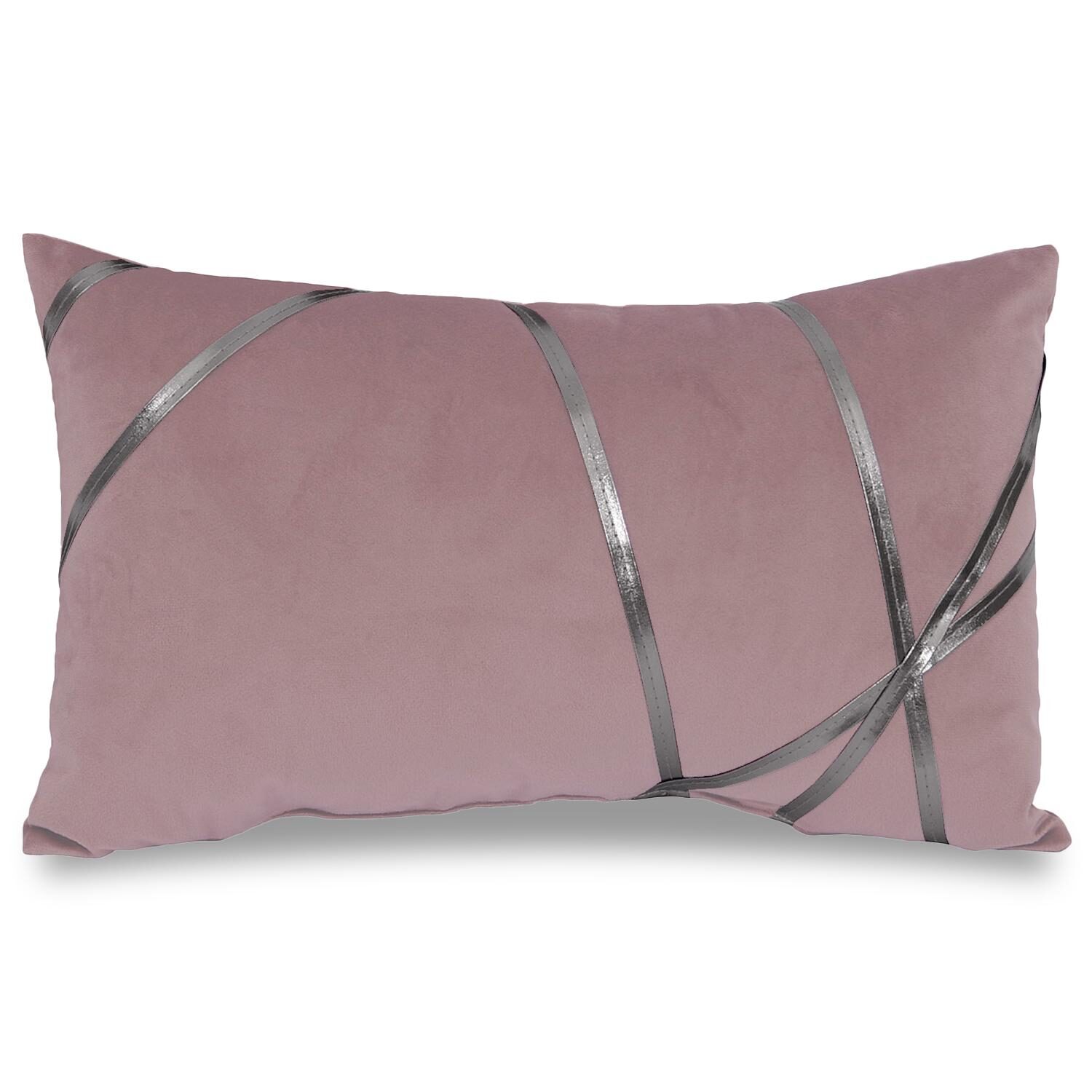 Almofada decorativa rosé 30 x 50 cm