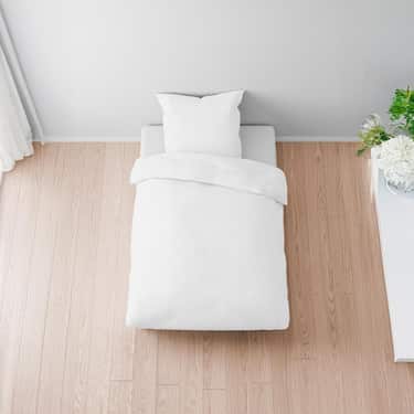 Dupla csomag Sleezzz® muszlin ágynemű fehér 135 x 200 cm + 80 x 80 cm
