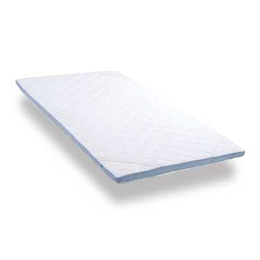 Kaltschaumtopper CloudComfort Cool 80 x 200 cm H2/H3, Höhe 7 cm, Härtegrad H2/H3, 7-Zonen Topper mit Sommer- und Winterseite