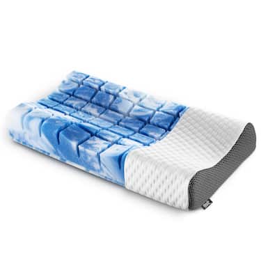Sleezzz Premium orthopädisches Gel-Effekt Nackenstützkissen 32 x 60 cm 