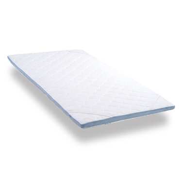 Kaltschaumtopper CloudComfort Cool 90 x 200 cm H2/H3, Höhe 7 cm, Härtegrad H2/H3, 7-Zonen Topper mit Sommer- und Winterseite