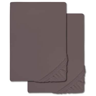 Castell lenjerie de pat castor maro 90 x 190 - 100 x 200 cm pachet dublu