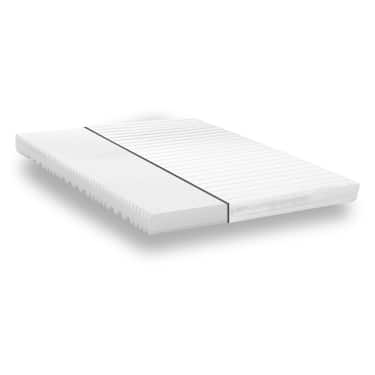 Kaltschaummatratze K16 160 x 200 cm, Höhe 16 cm, Härtegrad H2/H3 + CloudComfort Basic Gel-Flocken Kissen 40 x 80 cm gratis