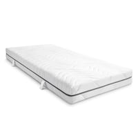 7 Zonen Viskoelastik-Matratze Sleezzz Smart 90 x 200 cm, Höhe 18 cm, Härtegrad H2+H3 mit Air Memoryschaum