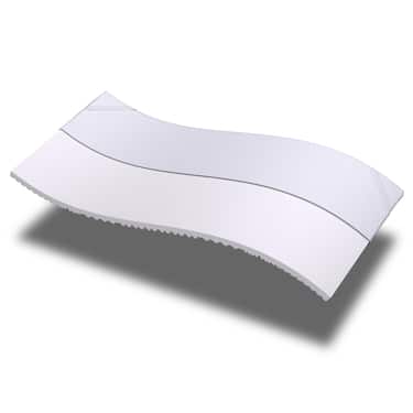 Kaltschaumtopper CloudComfort Cool 100 x 200 cm H2/H3, Höhe 7 cm, Härtegrad H2/H3, 7-Zonen Topper mit Sommer- und Winterseite