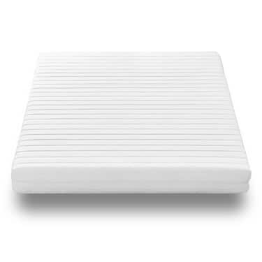 Kaltschaummatratze K16 160 x 200 cm, Höhe 16 cm, Härtegrad H2/H3 + CloudComfort Basic Gel-Flocken Kissen 40 x 80 cm gratis