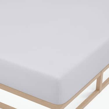 Prześcieradło z mikrofibry interlock jersey srebrnoszare 90 x 190 - 100 x 200 cm 180 x 200 - 200 x 200 cm w opakowaniu 4 szt.