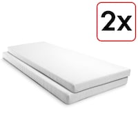 Komforta putu matracis K10 90 x 200 cm, augstums 10 cm, cietības pakāpe H3, dvīņu komplekts