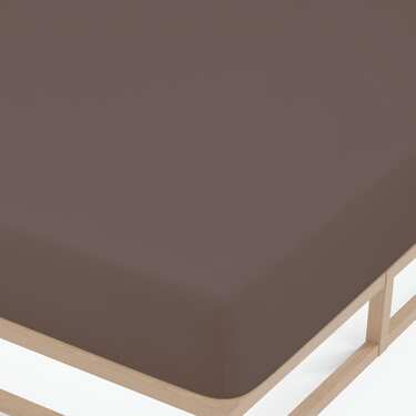Castell lenjerie de pat castor maro 90 x 190 - 100 x 200 cm pachet dublu