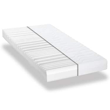 Premium 7-Zonen Matratze 90x200 cm CloudComfort, Höhe 15 cm, Härtegrad H2/H3