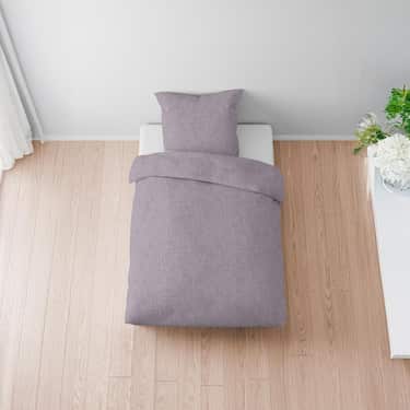 Dviguba pakuotė "Sleezzz®" muslino patalynės violetinė 135 x 200 cm + 80 x 80 cm