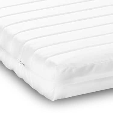 Kaltschaummatratze K16 160 x 200 cm, Höhe 16 cm, Härtegrad H2/H3 + CloudComfort Basic Gel-Flocken Kissen 40 x 80 cm gratis