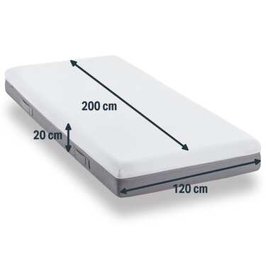 Prevleka za ležišče Sleezzz Premium 120 x 200 cm, višina 20 cm