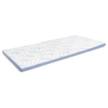 Kaltschaumtopper CloudComfort Cool 100 x 200 cm H2/H3, Höhe 7 cm, Härtegrad H2/H3, 7-Zonen Topper mit Sommer- und Winterseite