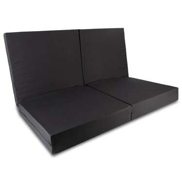 Rozkładany materac dla gości CloudComfort Basic 140 x 195 cm może być używany jako łóżko pojedyncze, łóżko podwójne i siedzisko.