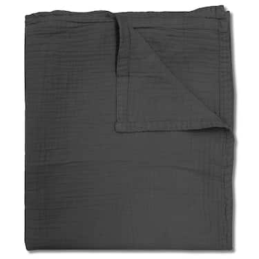 Sleezzz® muslin battaniye siyah 150 x 200 cm