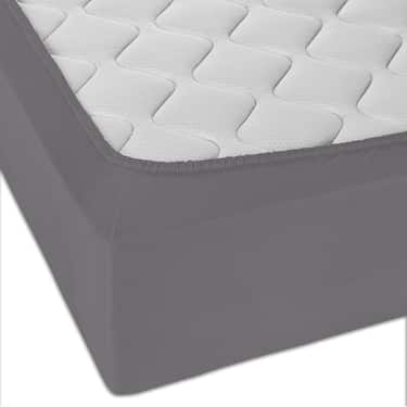 CloudComfort Basic lakana jersey stretch tummanharmaa 90 x 190 - 100 x 200 cm - 100 x 200 cm