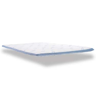 Kaltschaumtopper CloudComfort Cool 200 x 200 cm H2/H3, Höhe 7 cm, Härtegrad H2/H3, 7-Zonen Topper mit Sommer- und Winterseite