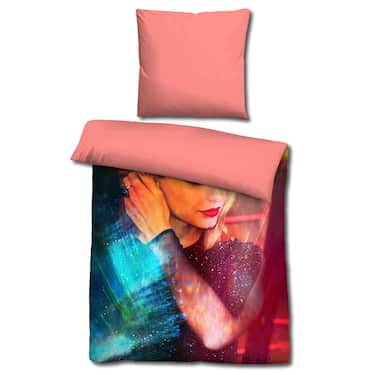 Castell vendbart sengelinned i mikrofiber Taylor Swift af Sid Maurer 155 x 220 + 80 x 80 cm