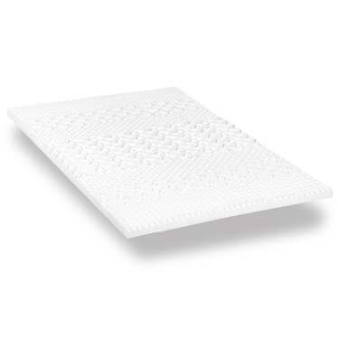 Kaltschaumtopper CloudComfort Cool 200 x 200 cm H2/H3, Höhe 7 cm, Härtegrad H2/H3, 7-Zonen Topper mit Sommer- und Winterseite
