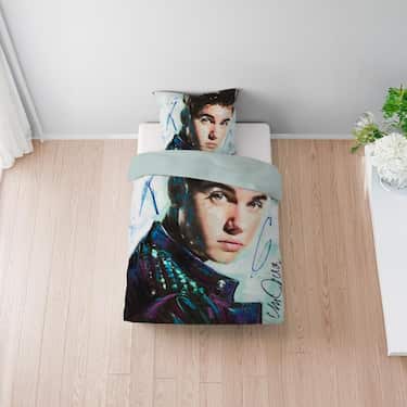 Castell mikrokiust pöördvoodipesu Justin Bieber by Sid Maurer 155 x 220 + 80 x 80 cm